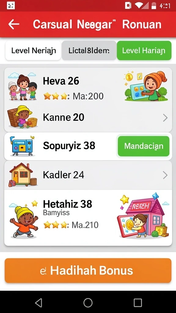 kastoto - Tampilan menarik dari antarmuka KASTOTO.