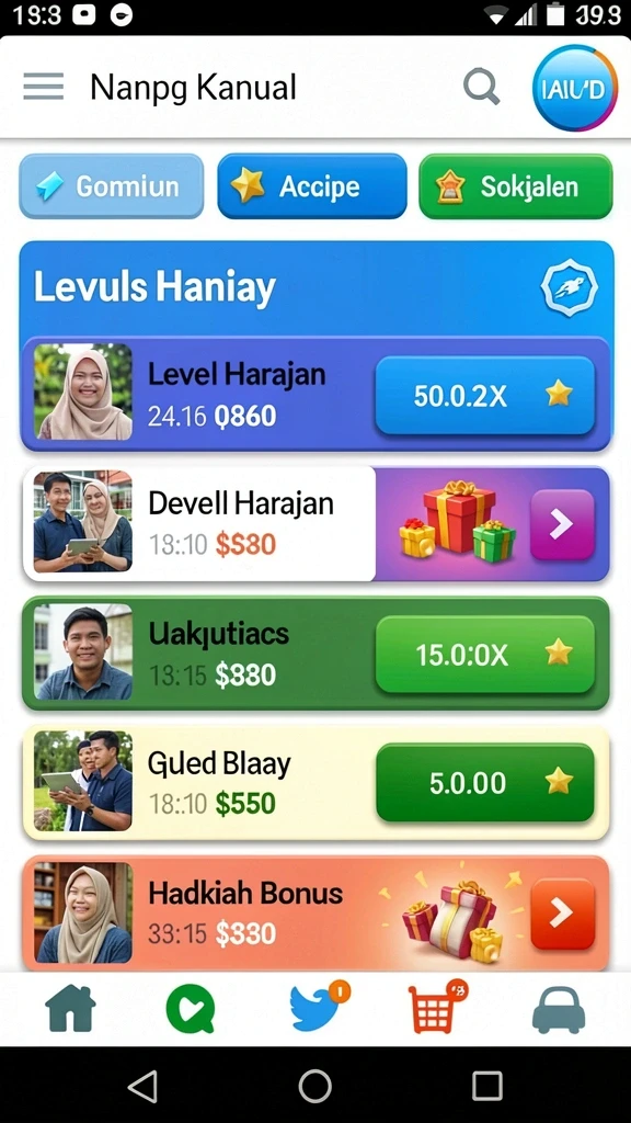 neoparty - Berbagai mini-game seru untuk dimainkan.