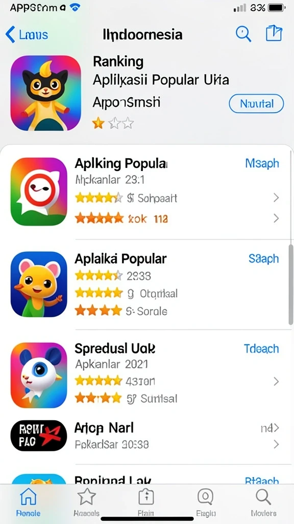p200m - Screenshot yang menunjukkan tantangan yang harus dihadapi pemain.