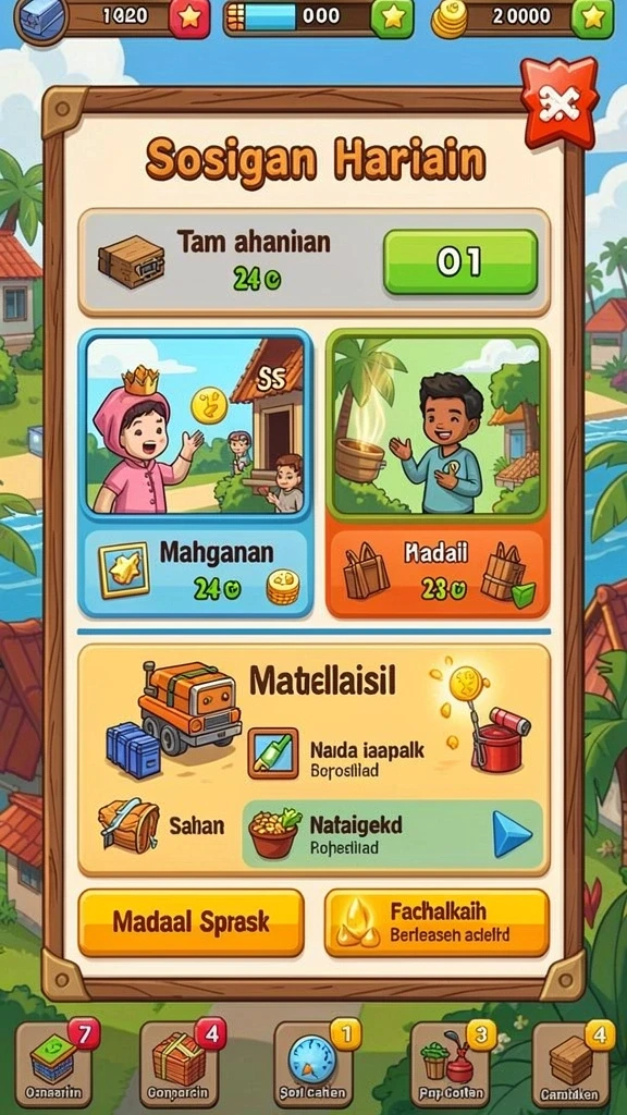 remi62 - Tampilan antarmuka pengguna yang sederhana dan menarik.